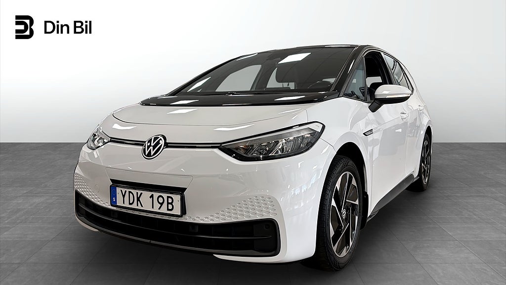 Volkswagen ID.3 Pro 204hk Sensorer/Car-play/Värmare