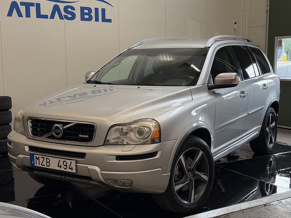 Volvo XC90 7-seater D5 AWD 200hk R-Design Drag Kamrembytt D-värm