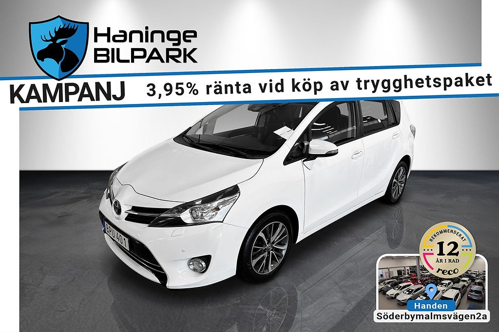 Toyota Verso 1.8 AUTOMAT EXECUTIVE SUPERDEAL 3.95% / 7-SITS / B-KAM