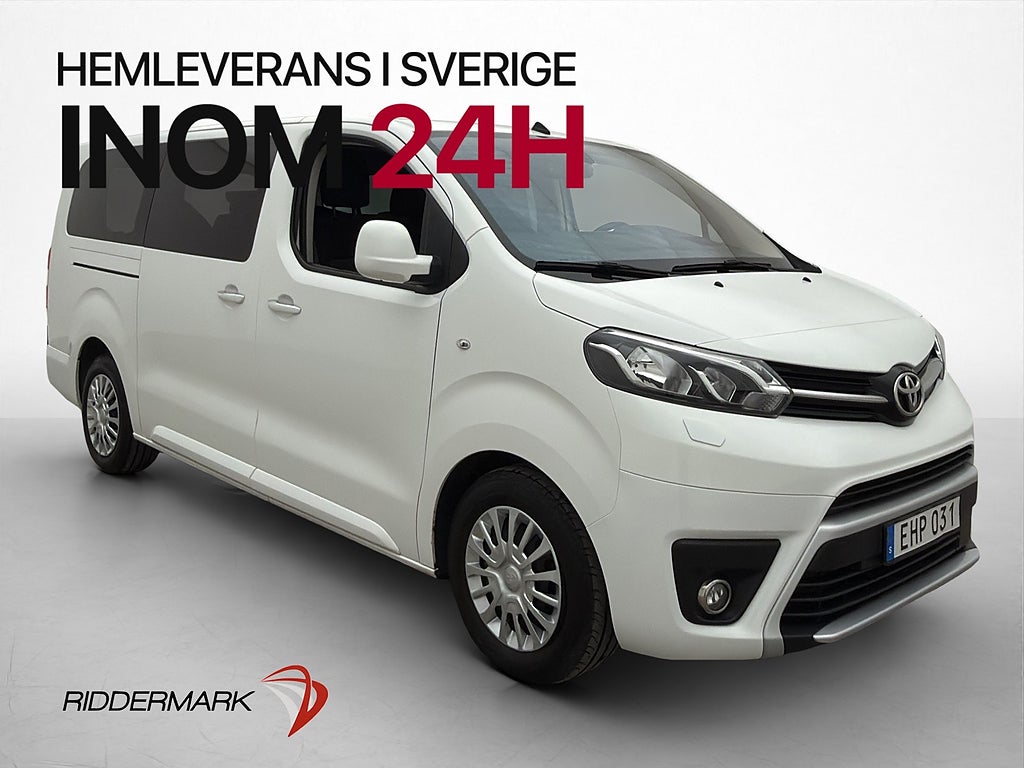 Toyota Proace Verso Extra-Lång D-Värm CARPLAY PDC HUD 9-Sits