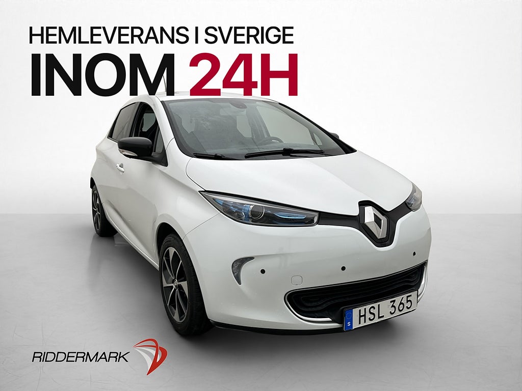 Renault Zoe R90 41 kWh 92hk FRIKÖPT-BATTERI Kamera Navi