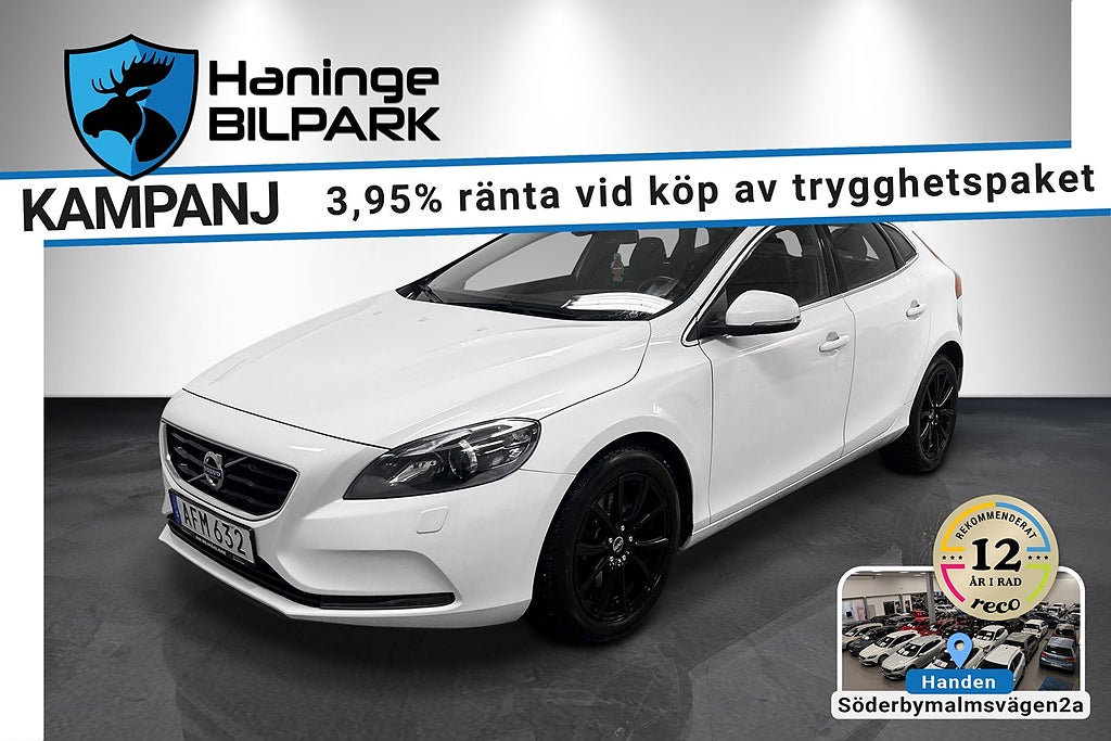 Volvo V40 D2 SUPERDEAL 3.95% /K-REM BYTT/NY BESS/NY SERV