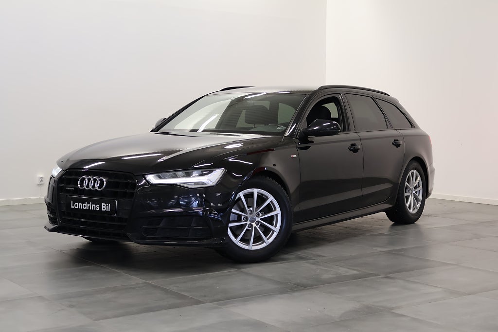 Audi A6 2.0 TDI Quattro S-Line Matrix M-Värm V-hjul P-Sen Drag