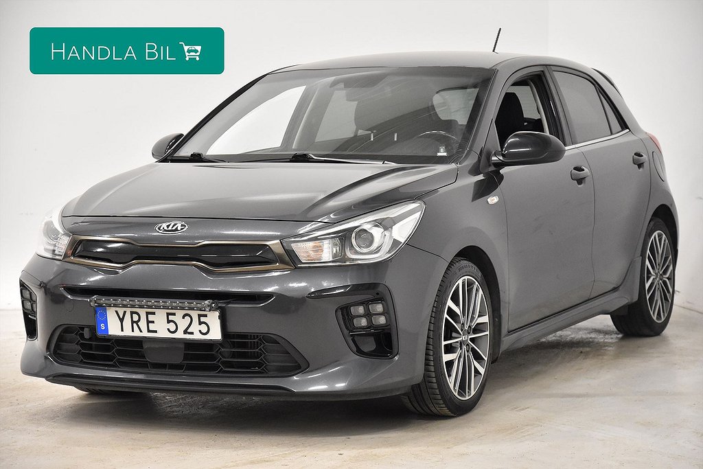 Kia Rio 1.0 Aut GT-line B-kam Rattvärme Nyserv SoV-hjul 120hk