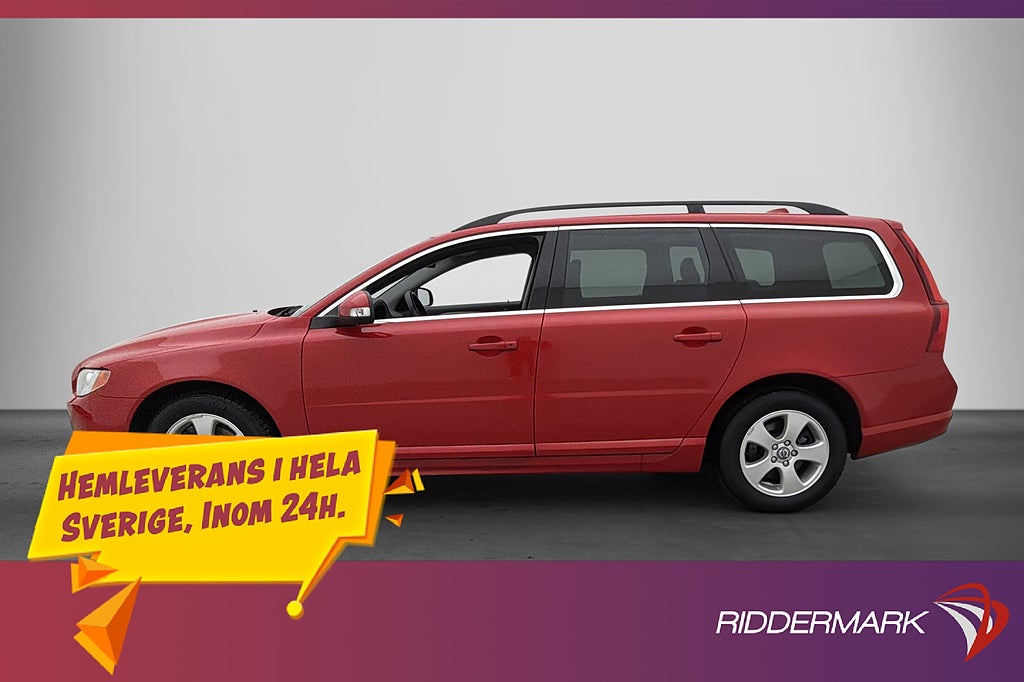 Volvo V70 2.5FT Geartronic 231hk M-Värmare 1-ÄGARE 4111 MIL