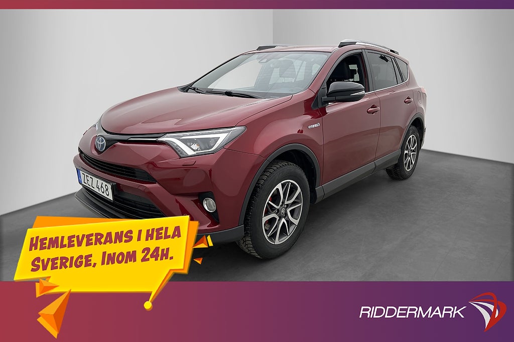 Toyota RAV4 Hybrid AWD 197hk X-Edition Kamera Navi Dragkrok