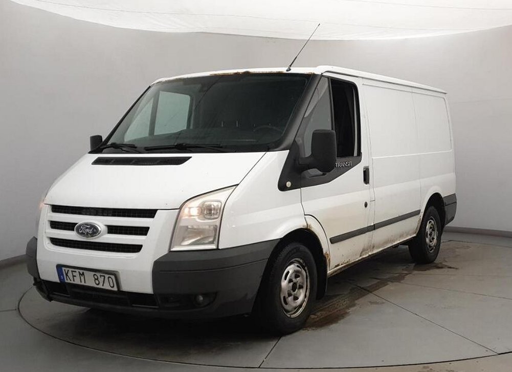 Ford Transit T260 2.2 TDCi Euro 4 MOMSBIL DRAGKROK 3 SITSIG