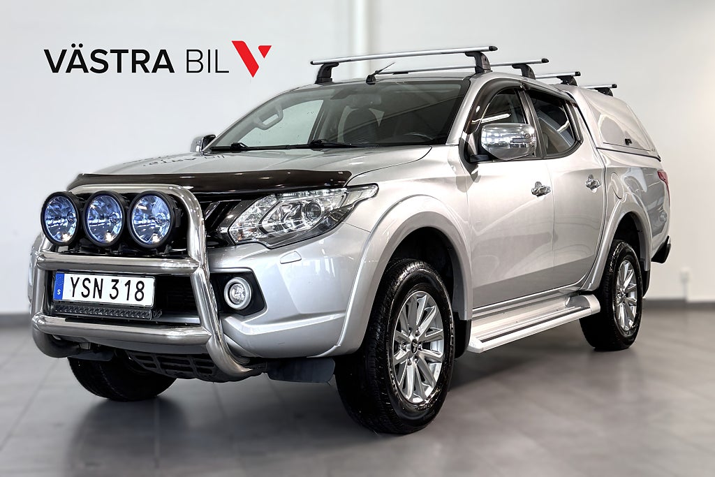 Mitsubishi L200 Dubbelhytt 2.4 DI-D SS-4WD-II V-hjul | Alpha | Värmare