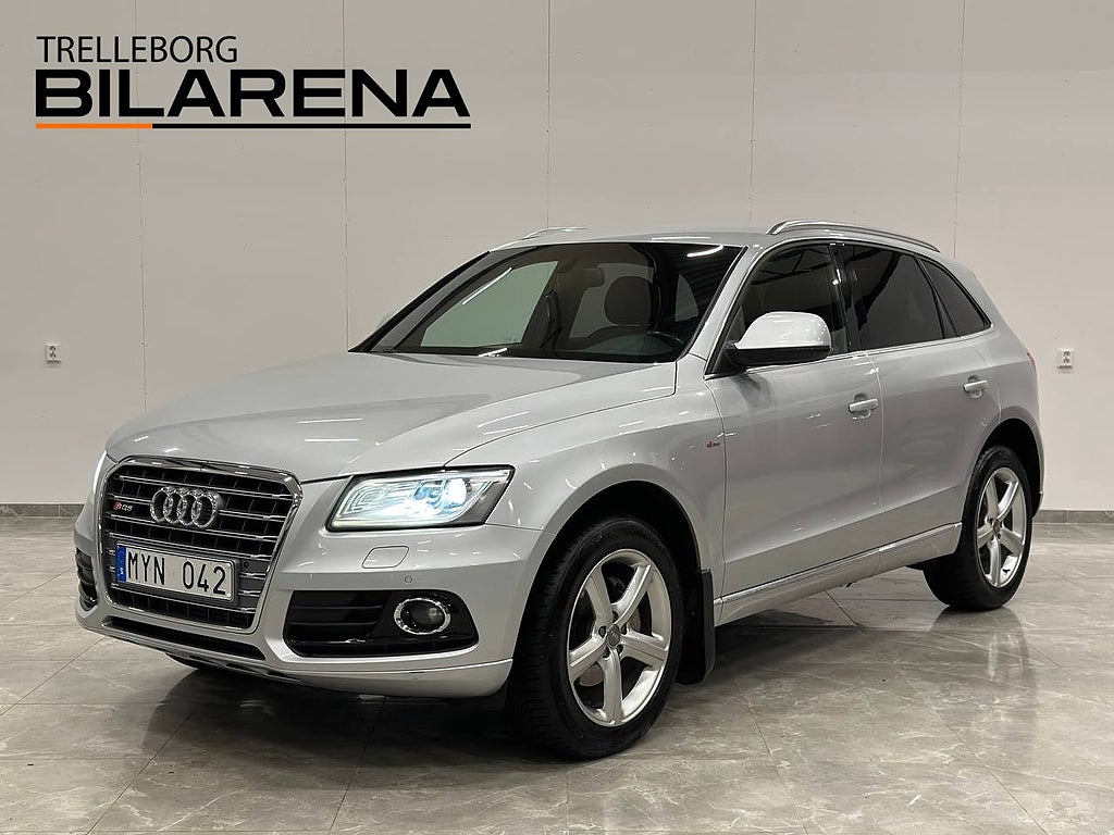 Audi Q5 2.0 TDI DPF quattro S Tronic, 177hk S Line, Kamrembytt