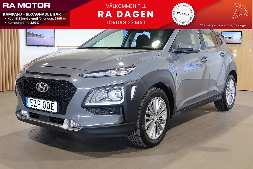 Hyundai Kona 1.6 T-GDI AUT Trend Kamera Blåtand Rattvärme