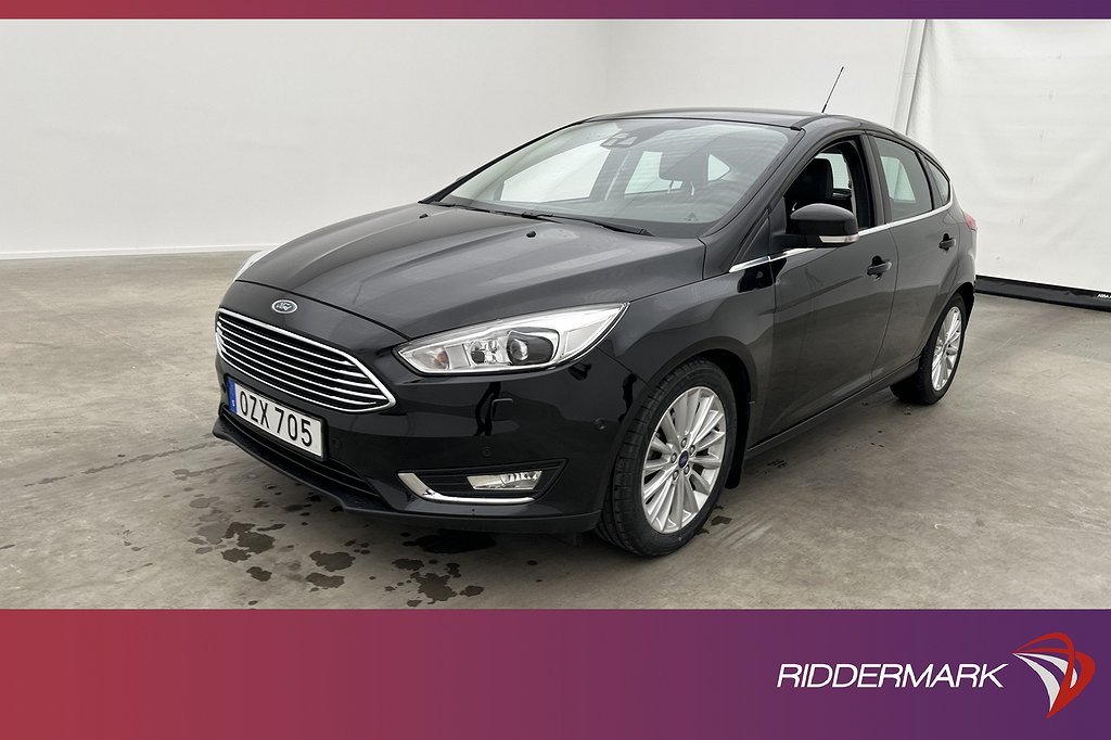 Ford Focus 1.0 EcoBoost 125hk Titanium X Kamera Rattvärme