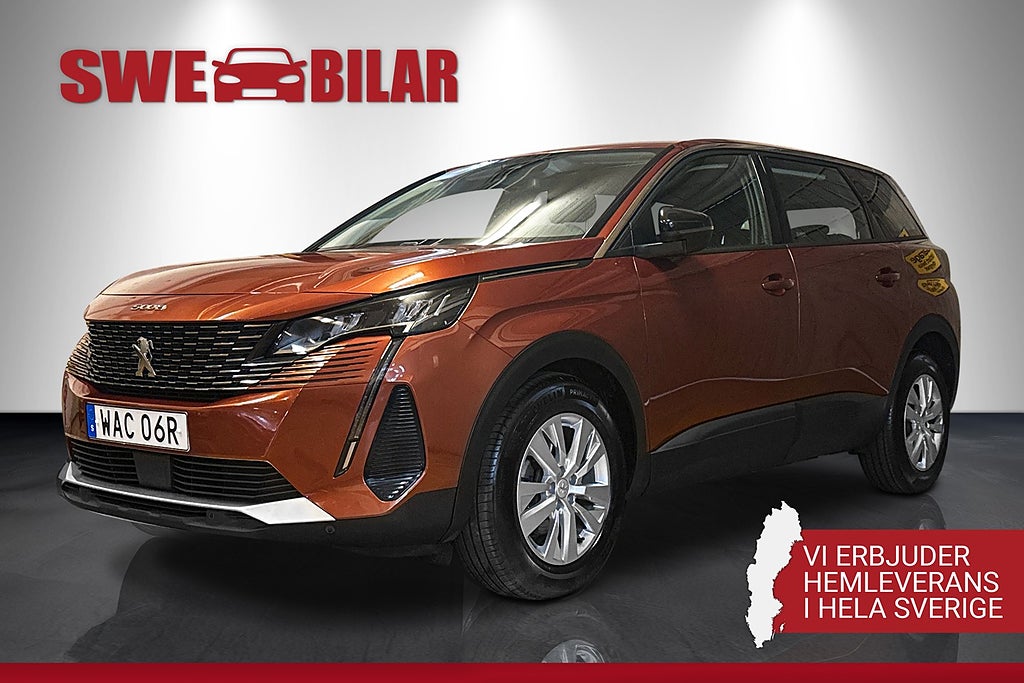 Peugeot 5008 1.2  7-Sitsig B-kamera Carplay  INGÅR 3 ÅRS GARANTI