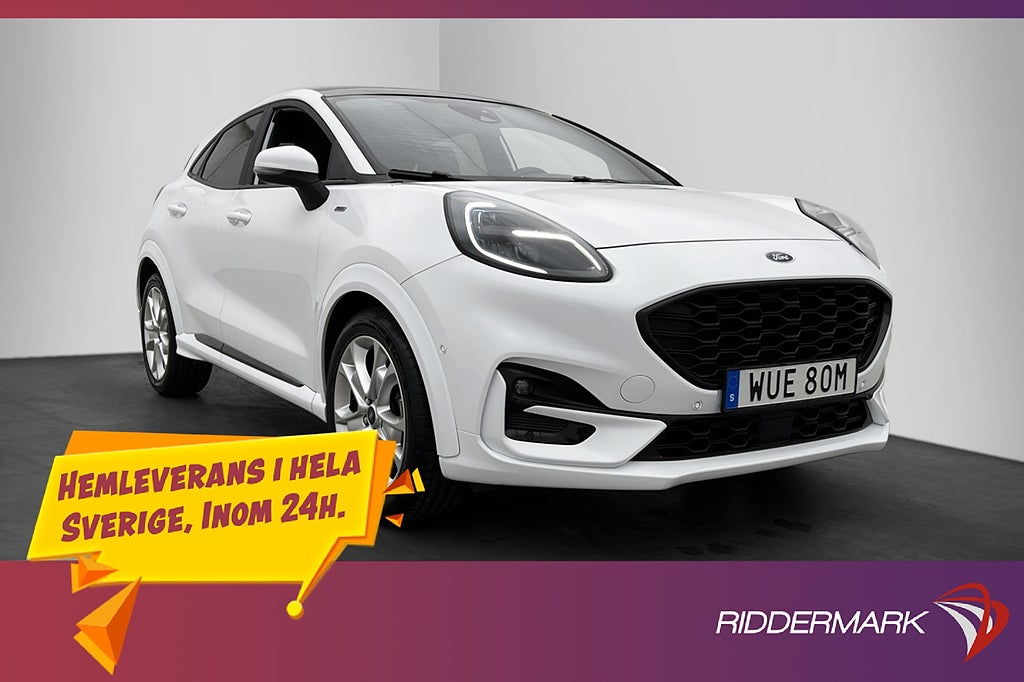 Ford Puma 1.0 MHEV 155hk ST-Line B&O Pano Kamera CarPlay