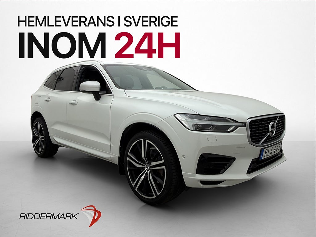 Volvo XC60 T8 AWD 408hk R-Design Pano B&W HuD 360° Drag Navi