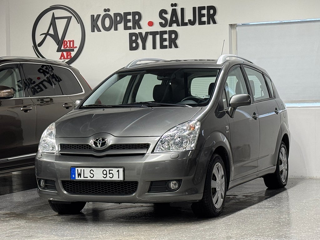 Toyota Corolla Verso 1.8 VVT-i MultiMode 7 sits Autoomat fint skick ny servat 