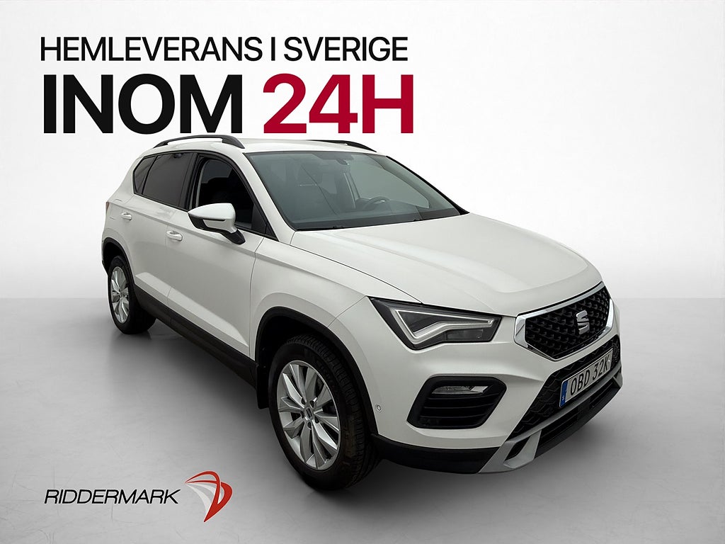 Seat Ateca 1.0 TSI 110hk Style Cockpit Värm Kamera Rattvärme