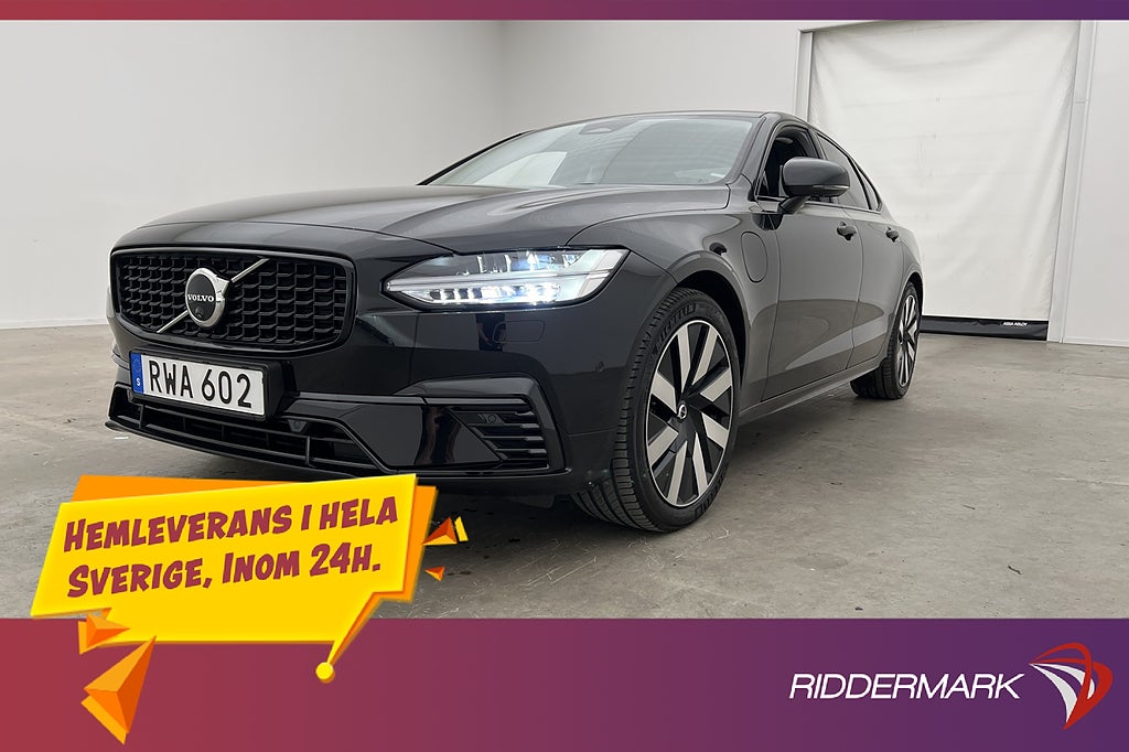 Volvo S90 Recharge T8 AWD Plus Dark MOMS 360° Skinn Värmare