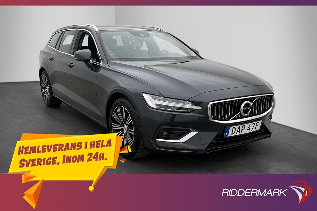 Volvo V60 D3 150hk Inscription VOC Kamera Skinn CarPlay Drag