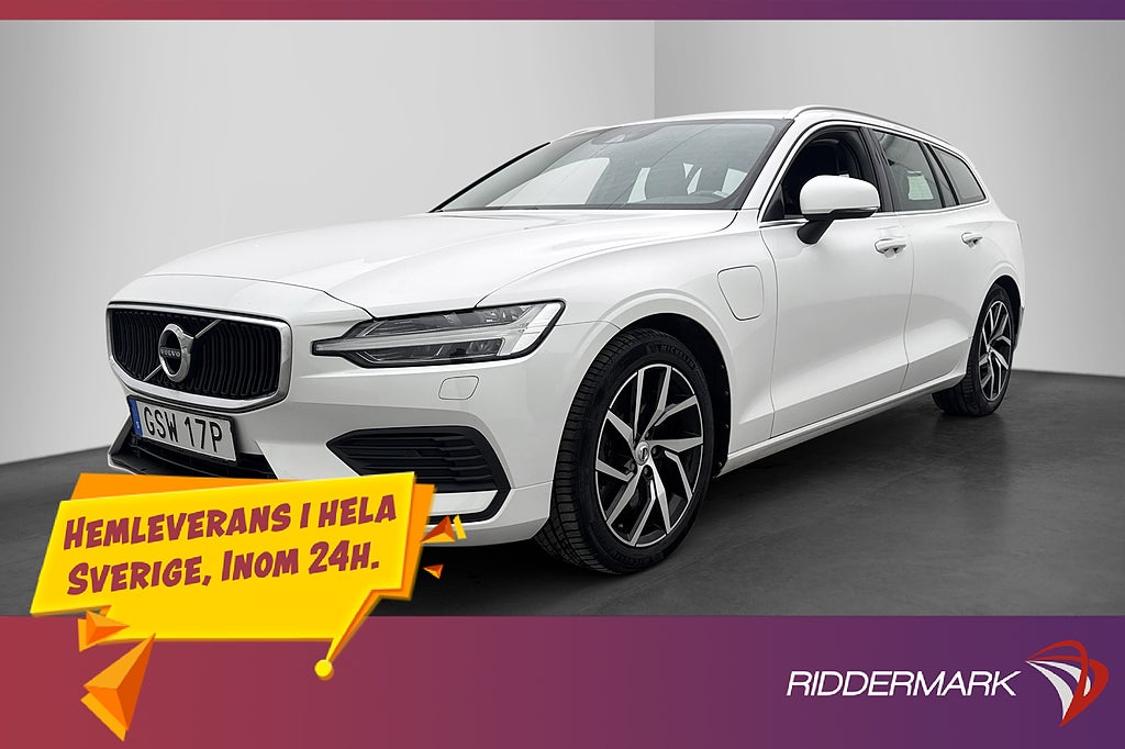 Volvo V60 Recharge T6 AWD 340hk Momentum P-Värm Drag CarPlay
