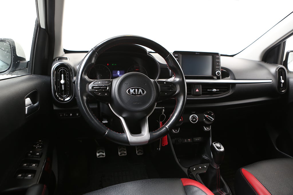 Kia Picanto 1,0 T-GDI 100hk GT-Line Skinn CarPlay P-sensor 2020