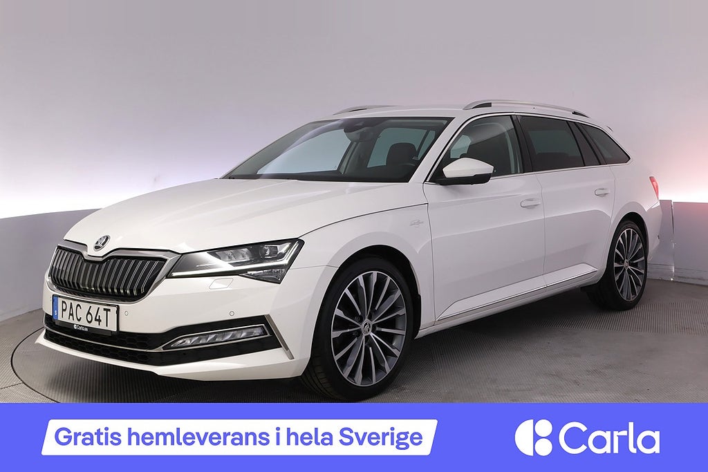 Skoda Superb iV Combi 1.4 TSI iV DSG L&K Drag Kamera Värmare