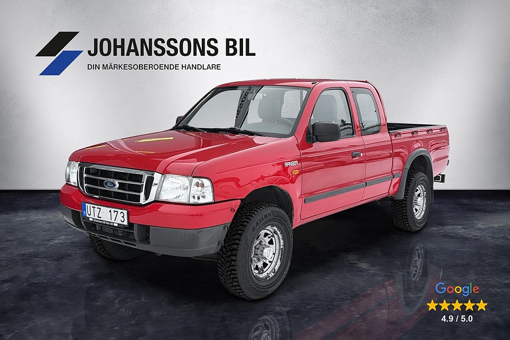 Ford ranger SuperCab 2.5 4x4 MoK-Värmare Dragkrok SoV-däck