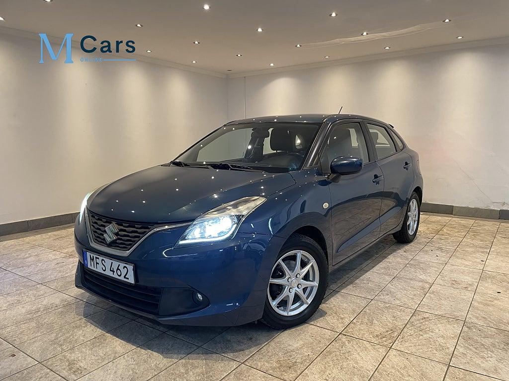 Suzuki Baleno 1.2 Automat, 90hk|Nyservad|Dragkrok|M-värmare|LågSkatt 
