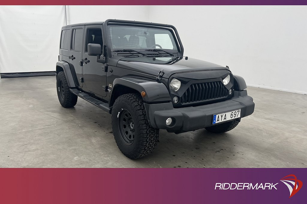 Jeep Wrangler Unlimited 3.6 V6 4WD 284hk Sahara Hardtop Drag