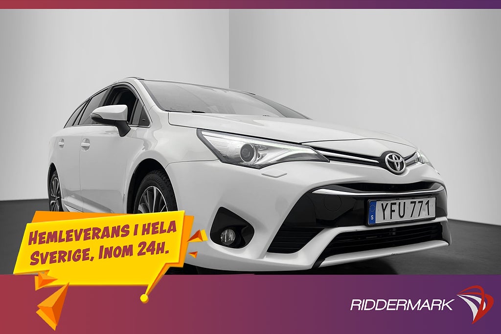 Toyota Avensis Kombi 2.0 D-4D 143hk Active Plus Kamera Navi