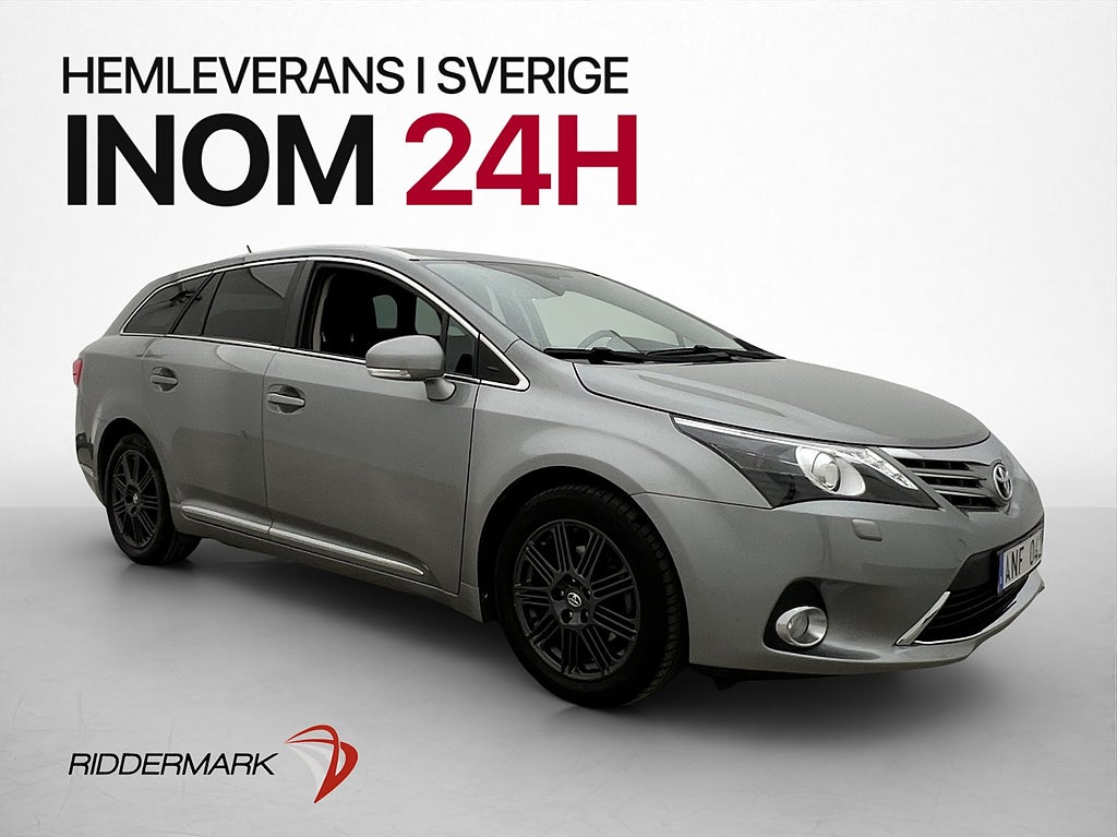 Toyota Avensis Kombi 124hk Executive 1-Bruk Kamera Halvskinn