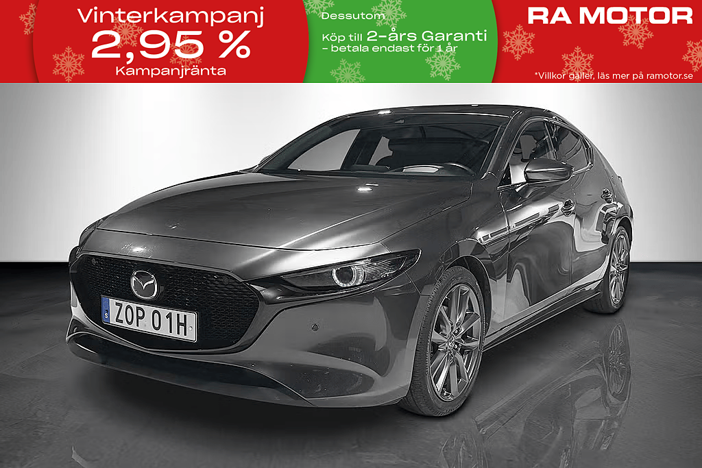 Mazda 3 2.0 M Hybrid 122hk Tech |Bose|HUD|Kamera| 2019