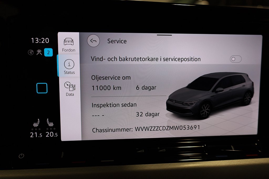 Volkswagen Golf 1,0 TSI 110hk Base Leasbar 2021