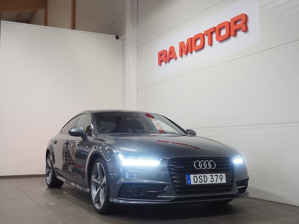 Audi A7 3.0 TDI V6 272hk Q S-Line |D-värm|Navi|Kamera|