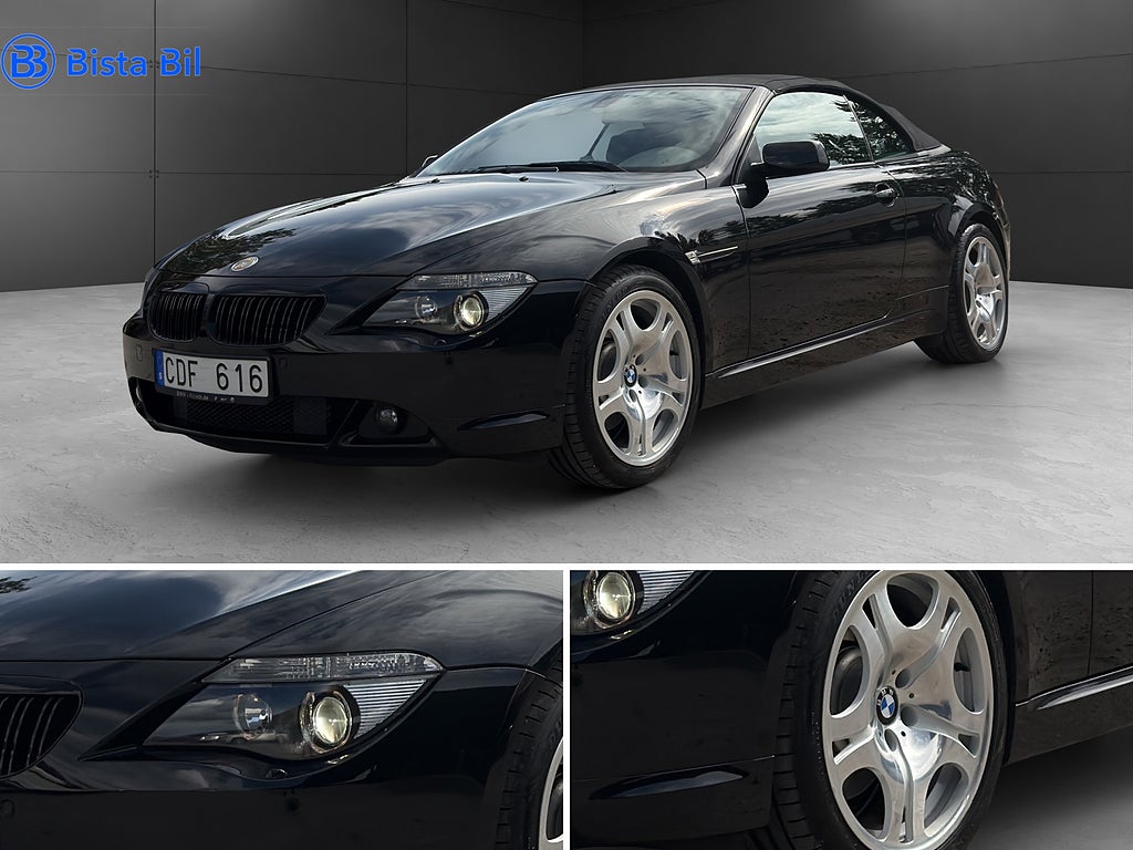 BMW 645 CI CAB | V8 | DYNAMIC | -04 | LÅGAMIL 333Hk *SE SKICK*