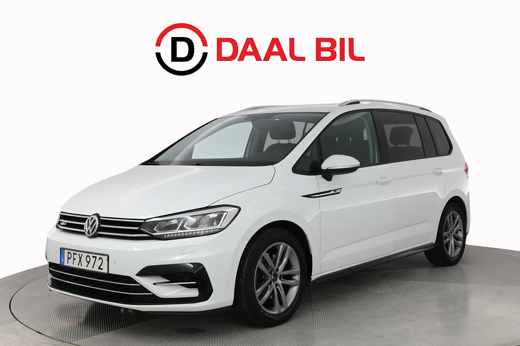 Volkswagen Touran 1.4 TSI 150HK R-LINE 7-SITS B-KAM P-VÄRM DRAG APP-CONN