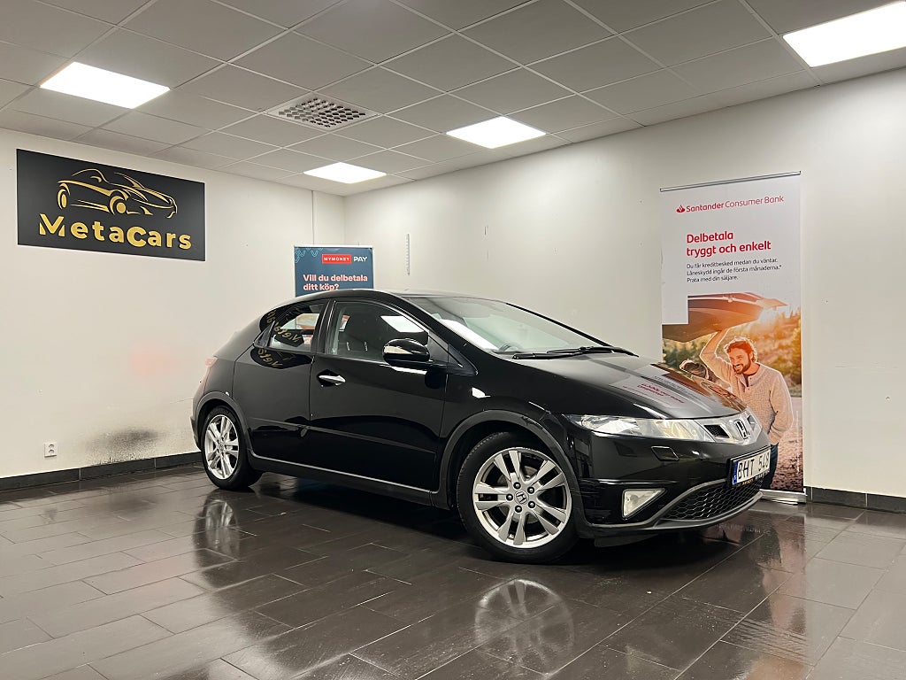 Honda Civic 5-dörrar 1.8 i-VTEC Sport|1-Ägare|Fullservad|Dragkrok