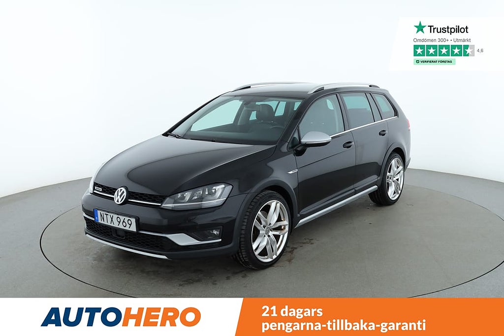 Volkswagen Golf Alltrack 4Motion / Dragkrok, CarPlay, Massagestol