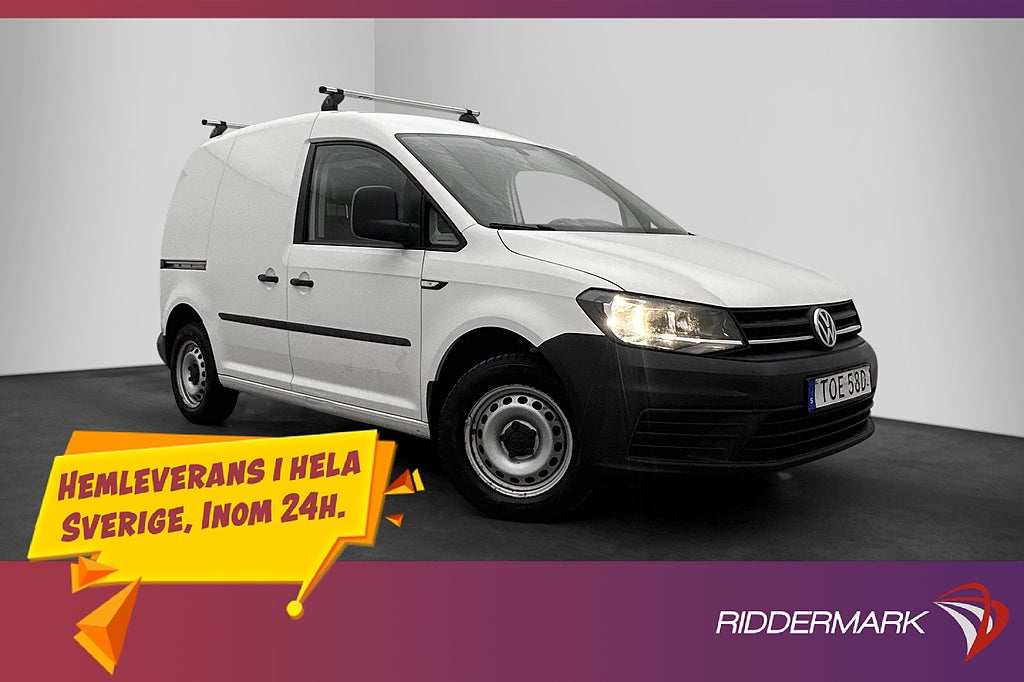 Volkswagen Caddy 2.0 TDI Värm Drag Farthållare Takräcke Moms