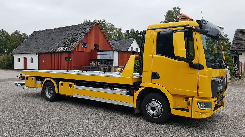 MAN TGL 12.250 Automat Flakbärgare Bärgningsbil 