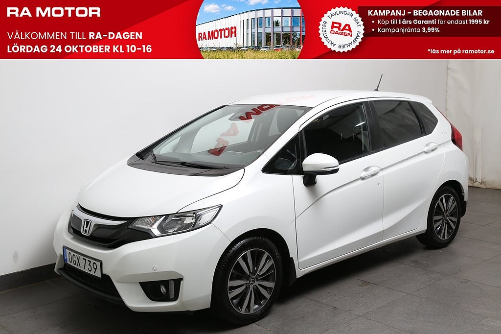 Honda Jazz 1,3 i-VTEC 102hk Elegance Aut 5D 1ägare Dragkrok 2016