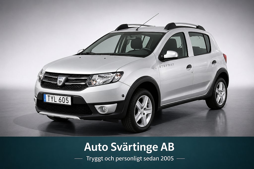 Dacia Sandero Stepway 0.9 TCe Easy-R Euro 6 (Backkamera, Navi, S&V-däck)