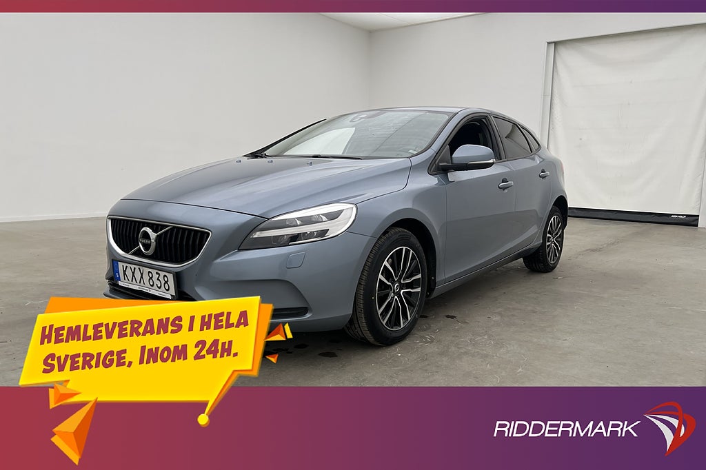 Volvo V40 D2 Geartronic 120hk Momentum VoC P-Värm Sensorer
