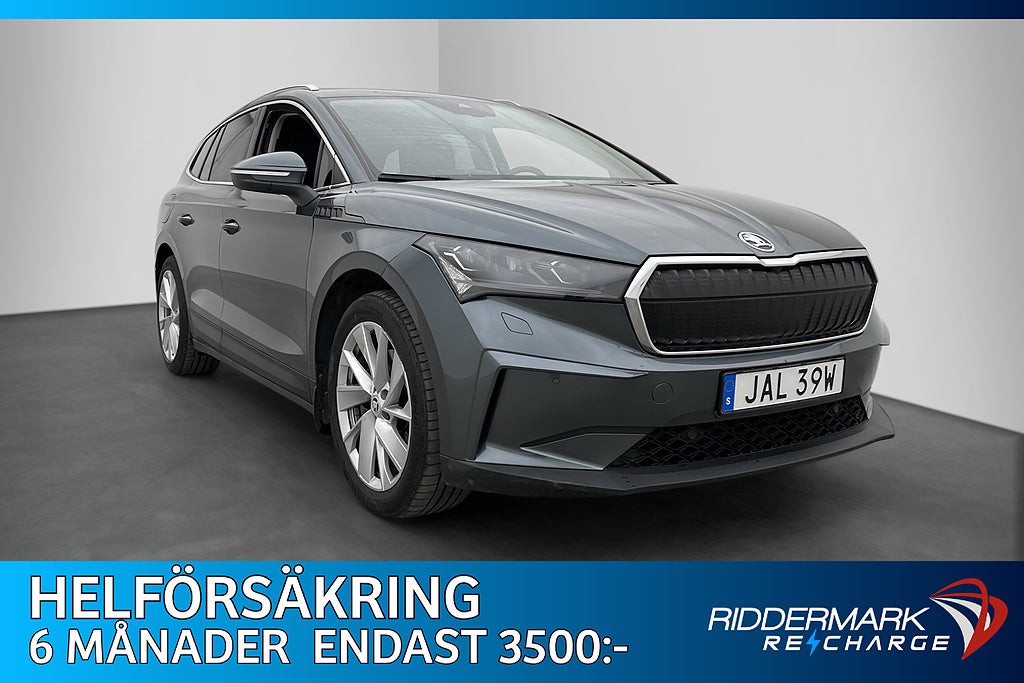 Skoda Enyaq iV iV80 MOMS Värmare Skinn CarPlay Rattvärme