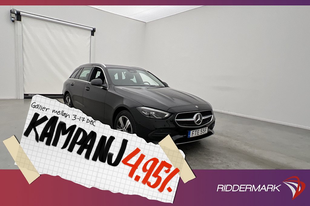 Mercedes-Benz C 300 T e 313hk Avantgarde Kamera 4,95% Ränta