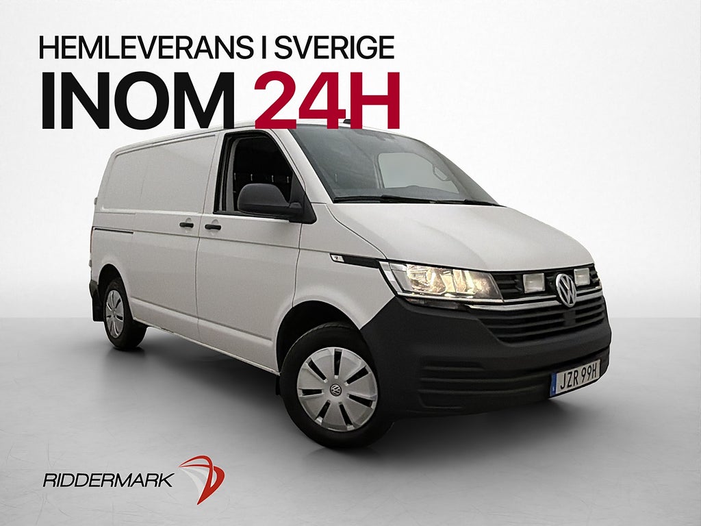 Volkswagen Transporter Värm B-Kamera Dragkrok CARPLAY Moms