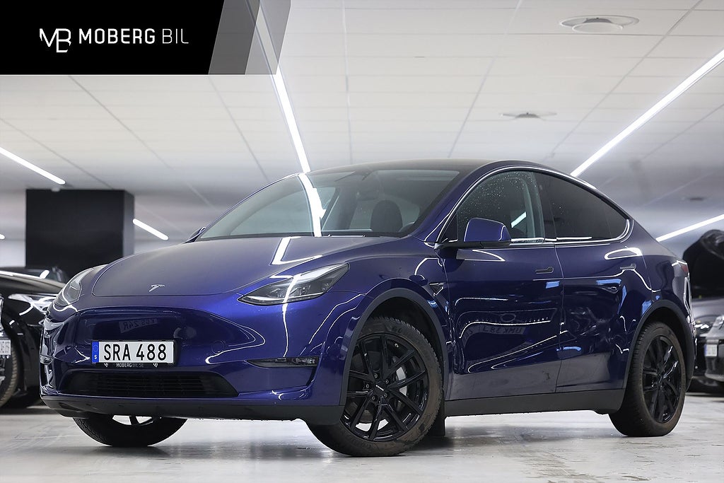 Tesla Model Y Long Range AWD 514hk Pano Läder Navi MOMS