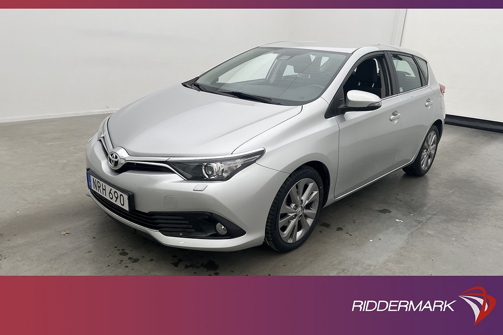 Toyota Auris 1.6 112hk Värmare Kamera Navi Farthållare