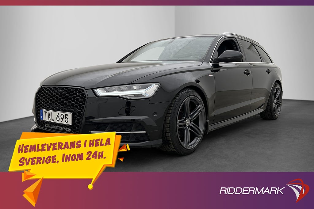 Audi A6 TDI Quattro 190hk S-Line Värmare P-Sensorer Matrix