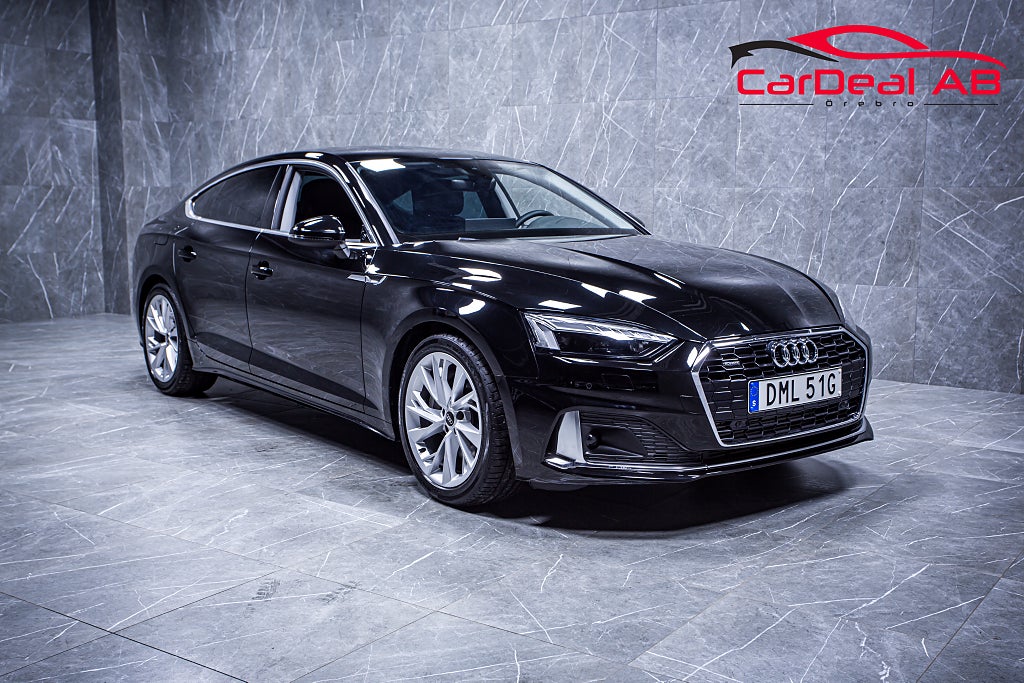 Audi A5 Sportback 45 TFSI Q Alpinpaket Värmare Kamera CarPlay