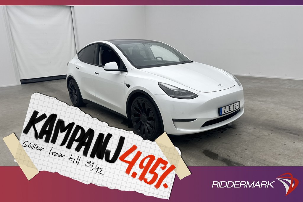 Tesla Model Y Performance AWD Svensksåld 4,95% Ränta